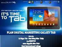 Plan Digital Marketing Galaxy Tab