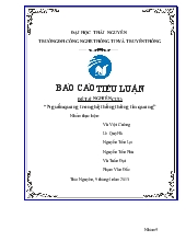 Tiểu luận Nguồn quang trong hệ thống thông tin quang