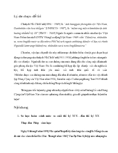 Tiểu luận Những hoạt động cứu nước của Nguyễn Ái Quốc từ 1911 -1930