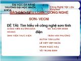 Tiểu luận Tìm hiểu về công nghệ sơn tĩnh điện