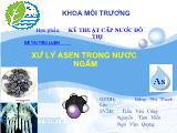 Tiểu luận XỬ LÝ ASEN TRONG NƯỚC NGẦM