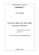 Luận văn Xây dựng chiến lược phát triển ngân hàng Indovina