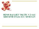Đề tài Bệnh bại liệt trước và sau khi sinh ở gia súc sinh sản