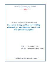 Đề tài Các nguyên lý sáng tạo khoa học và những phát minh của hãng SamSung qua các giai đoạn phát triển sản phẩm
