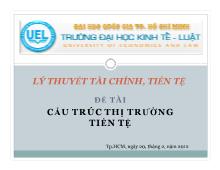 Đề tài Cấu trúc thị trường tiền tệ