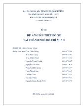 Đề tài Dự án giàn thép đỗ xe tại Thành phố Hồ Chí Minh