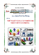 Đề tài Những kỹ năng cần thiết cho nhân viên văn phòng