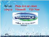 Đề tài Phân tích tài chính công ty Vinamilk Việt Nam