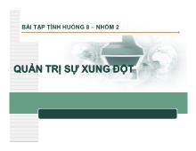 Đề tài Quản trị sự xung đột