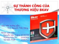 Đề tài Sự thành công của thương hiệu BKAV