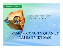 Đề tài VAMC - Công ty quản lý tài sản Việt Nam