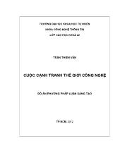 Đồ án Cuộc cạnh tranh thế giới công nghệ