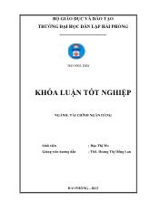 Khóa luận Giải pháp tăng cường công tác huy động vốn tại Sở giao dịch ngân hàng thương mại cổ phần ngoại thương Việt Nam chi nhánh Hà Nội