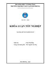 Khóa luận Hoàn thiện tổ chức công tác kế toán hàng tồn kho tại công ty cổ phần thương mại và dịch vụ Sơn Bình