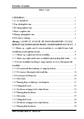 Khóa luận Kế toán toán doanh thu và xác định kết quả kinh doanh tại Công ty Cổ phần Sợi Phú Nam Huế