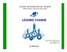 LEADING CHANGE