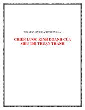 Tiểu luận Chiến lược kinh doanh của siêu thị Thuận Thành