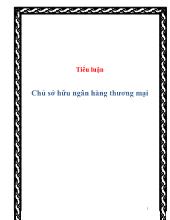 Tiểu luận Chủ sở hữu ngân hàng thương mại