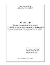 Tiểu luận Kỹ năng của luật sư trong việc hỗ trợ khách hàng khởi kiện tranh chấp lao động về bồi thường chi phí đào tạo ra tòa án