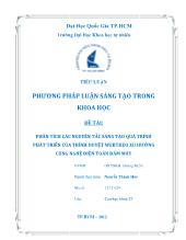 Tiểu luận Phân tích các nguyên tắc sáng tạo quá trình phát triển của trình duyệt Web theo xu hướng công nghệ điện toán đám mây