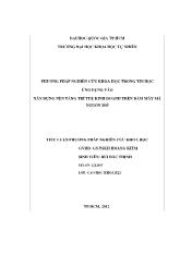 Tiểu luận Phương pháp nghiên cứu khoa học trong tin học ứng dụng vào xây dựng nền tảng trí tuệ kinh doanh trên đám mây mã nguồn mở