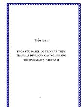 Tiểu luận Thỏa ước Basel: Lộ trình và thực trang áp dụng của các ngân hàng thương mại tại Việt Nam