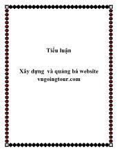 Tiểu luận Xây dựng và quảng bá website vngoingtour.com