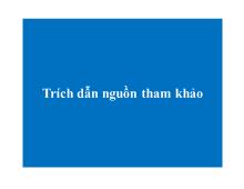 Trích dẫn nguồn tham khảo