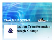 Bài thảo luận Organization Transformation Strategic Change