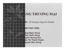 Bài thuyết trình Các sản phẩm huy động vốn và lãi suất huy động của ACB, STB, EIB, TCB, EAB