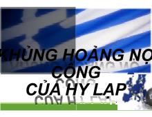 Bài thuyết trình Khủng hoảng nợ công của Hy Lạp