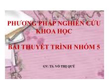 Bài thuyết trình Ước lượng tổn thất của tín dụng ngân hàng