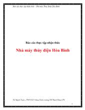 Báo cáo Thực tập tại Nhà máy thủy điện Hòa Bình