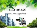 Đề tài Luật phá sản