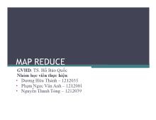 Đề tài Map Reduce