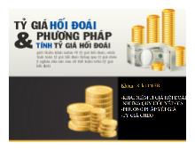 Đề tài Tỷ giá hối đoái và phương pháp tính tỷ giá hối đoái
