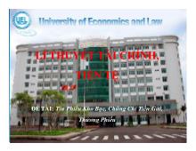 Tiểu luận Tín Phiếu Kho Bạc, Chứng Chỉ Tiền Gửi, Thương Phiếu
