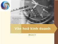 Tiểu luận Văn hoá kinh doanh