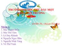 Tổng luận Tài nguyên nước