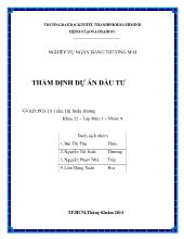 Ví dụ thực tế quy trình thẩm định của ngân hàng bidv