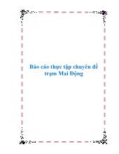 Báo cáo Chuyên đề thực tập trạm Mai Động