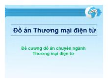 Đề cương đồ án chuyên ngành Thương mại điện tử