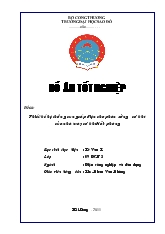Đồ án Thiết kế hệ thống cung cấp điện cho phân xưởng cơ khí của nhà máy cơ khí Hải phòng