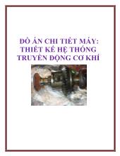Đồ án Thiết kế hệ thống dẫn động xích tải phương án số: 13