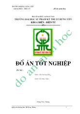 Đồ án Tính toán và thiết kế bộ nguồn cấp cho động cơ điện một chiều có điều chỉnh tốc độ và đảo chiều quay