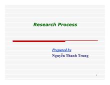 Thuyết trình Research Process