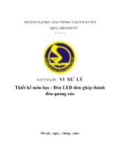 Bài tập lớn Đèn LED đơn ghép thành đèn quảng cáo