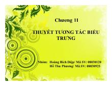 Bài thảo luận Chương 11- thuyết tương tác biểu trưng