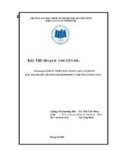 Bài thu hoạch Lịch sử triết học cổ hy lạp là lịch sử đấu tranh giữa đường lối đêmôcrít và đường lối platon