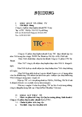 Bài thực hành tại công ty cổ phần chuyển phát nhanh TTC Kerry